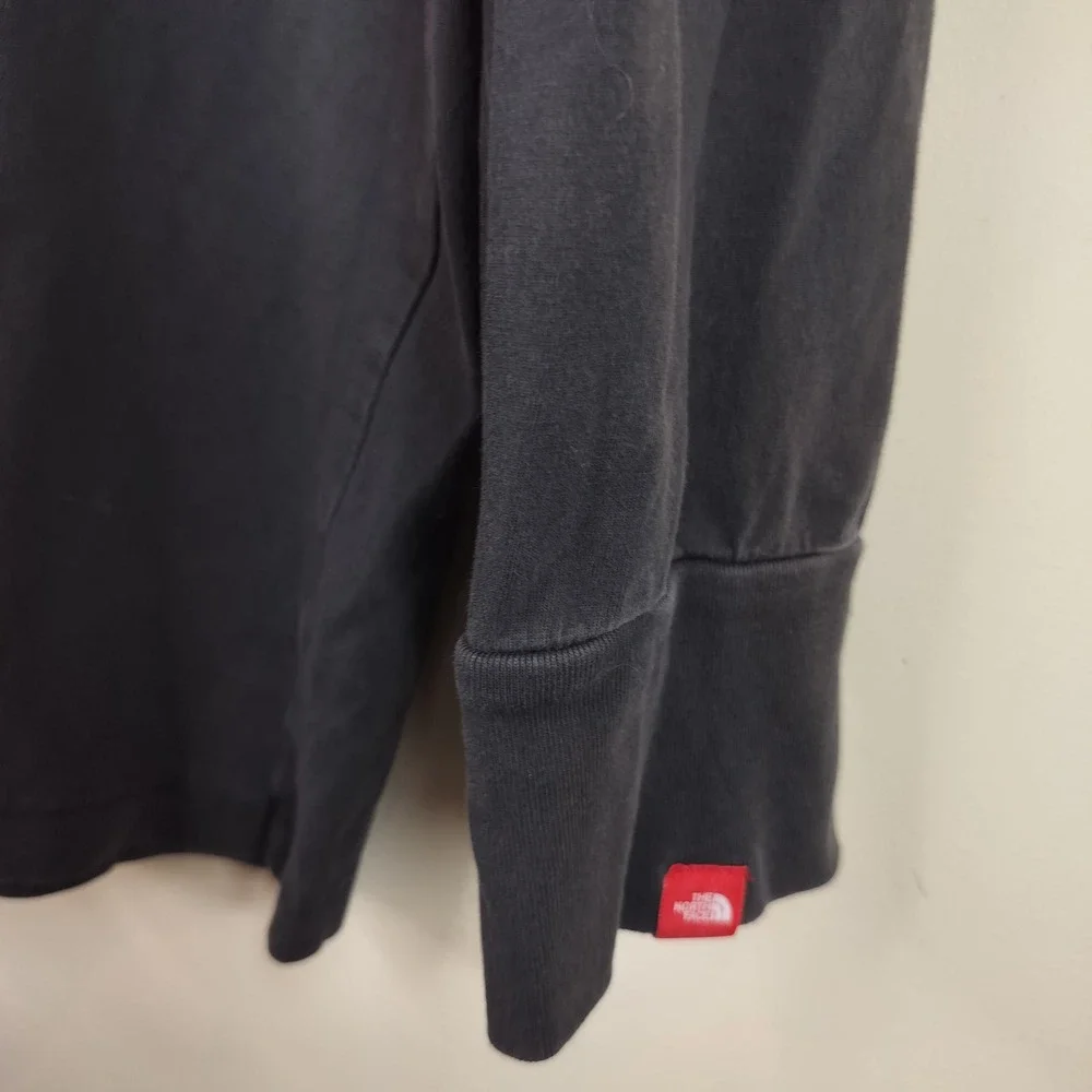 The North Face Long Sleeve T-Shirt Mens Large Graphic Logo Gorpcore Black